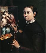 Sofonisba Anguissola Self ortrait oil painting artist